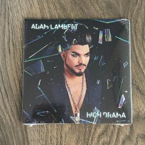 SIGNED Adam Lambert CD High Drama With Signed Autograph Art Card